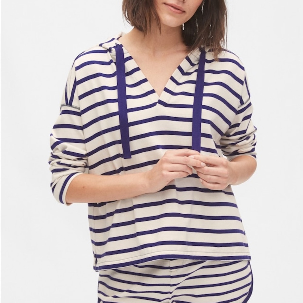Gap Tall V neck Hoodie